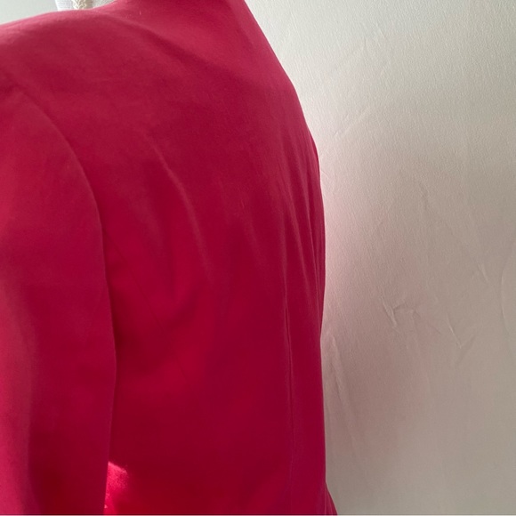 Halogen XS pink button mid length v blazer - Picture 8 of 15